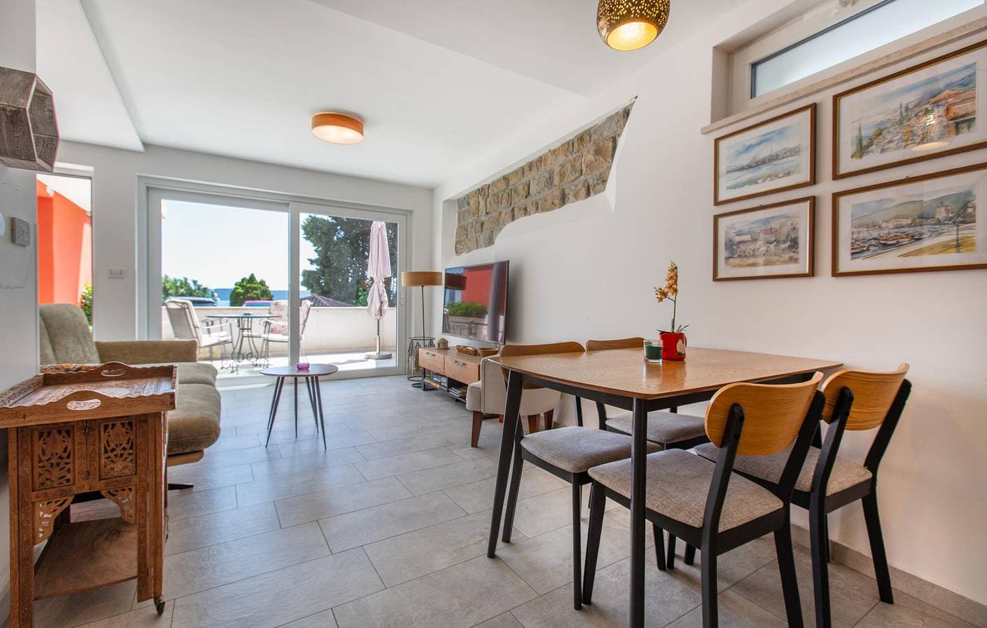 Foto 12 von 20: Ferienwohnung für 4 Personen mit Terrasse