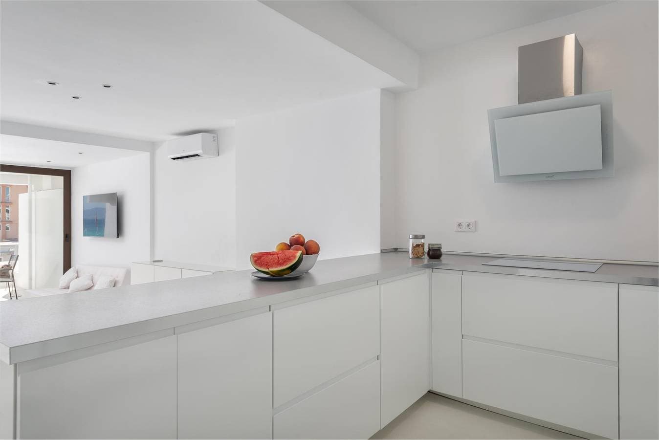 Foto 13 von 27: Sa Nacra - Modernes Apartment mit fantastischem Meerblick, nur 50 m vom Strand entfernt. Ideal für Paare. WiFi gratis