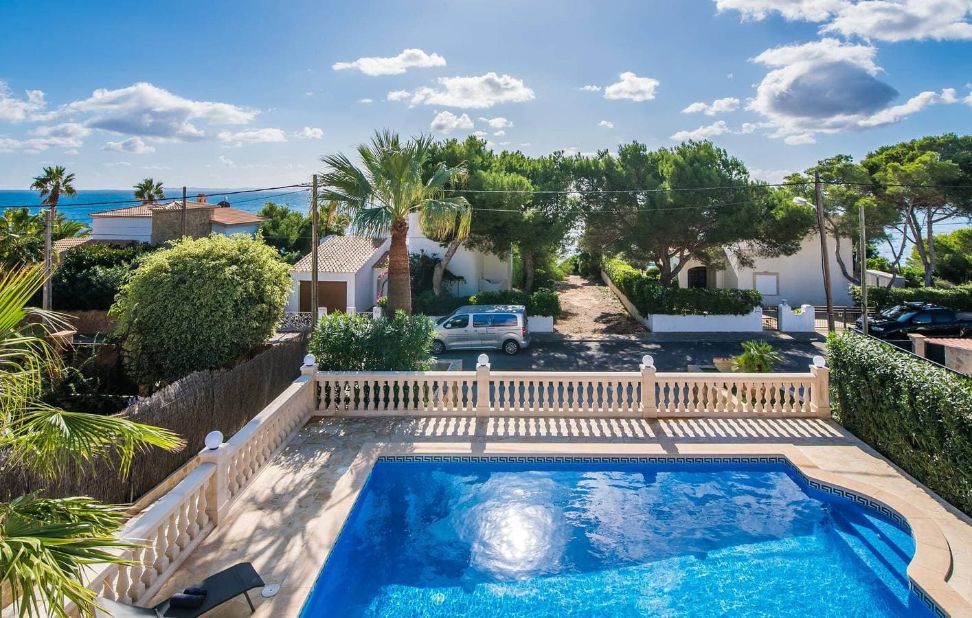 Foto 11 von 37: Rückzugsort mit Meerblick, Pool, AC und Grill, 1 km zum Strand Cala Pi
