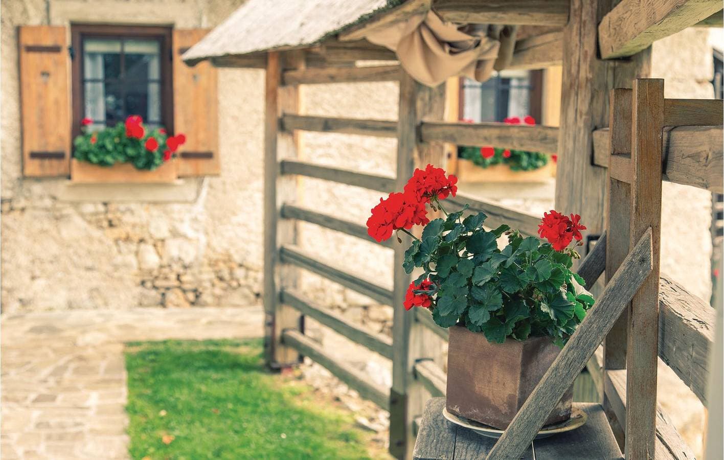 Foto 9 von 21: Ferienwohnung für 4 Personen mit Garten