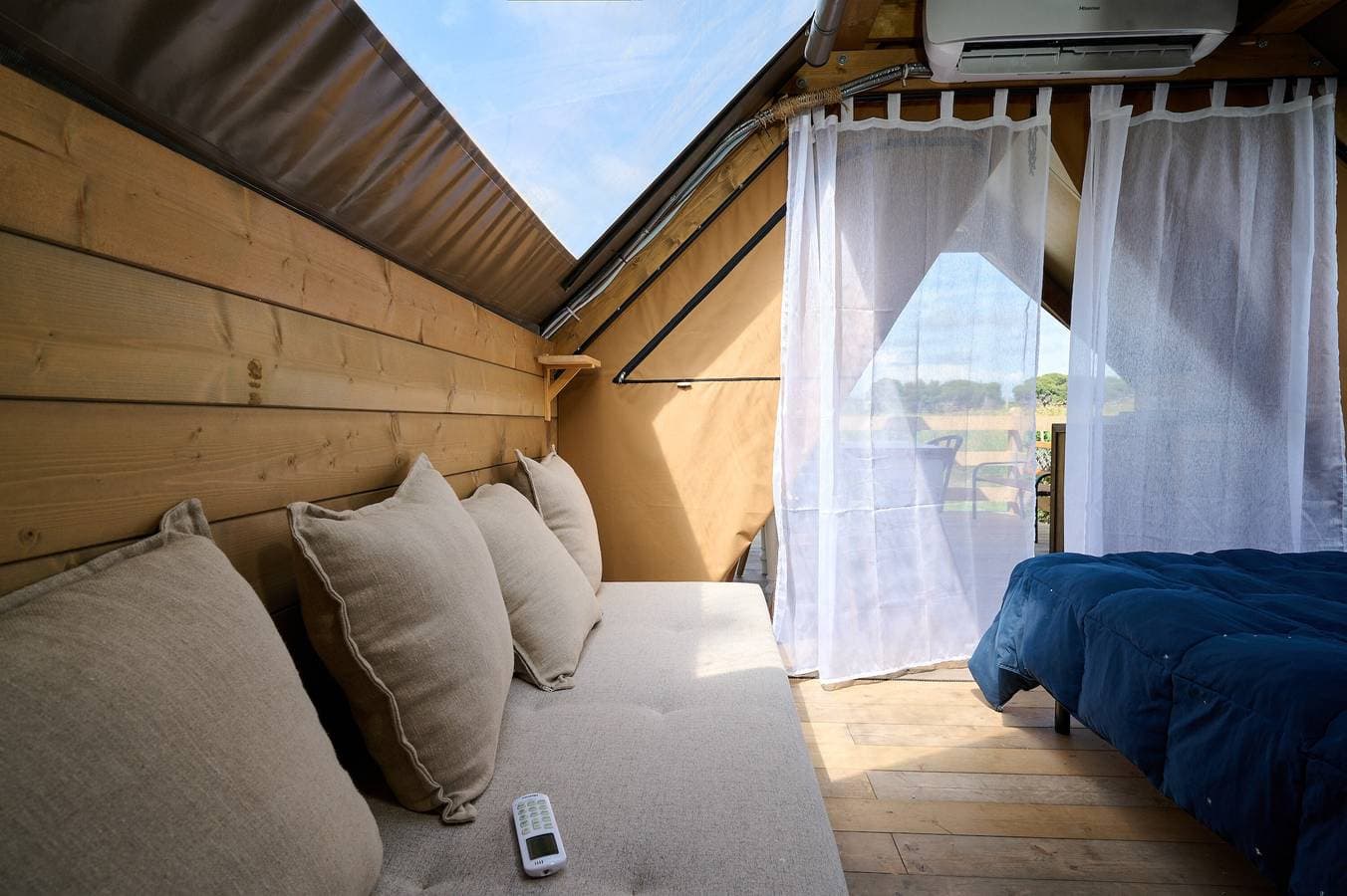 Foto 11 von 20: Glamping 'Tenda Safari Vicino Al Mare' mit Gemeinschaftsgarten, Wi-Fi und Klimaanlage