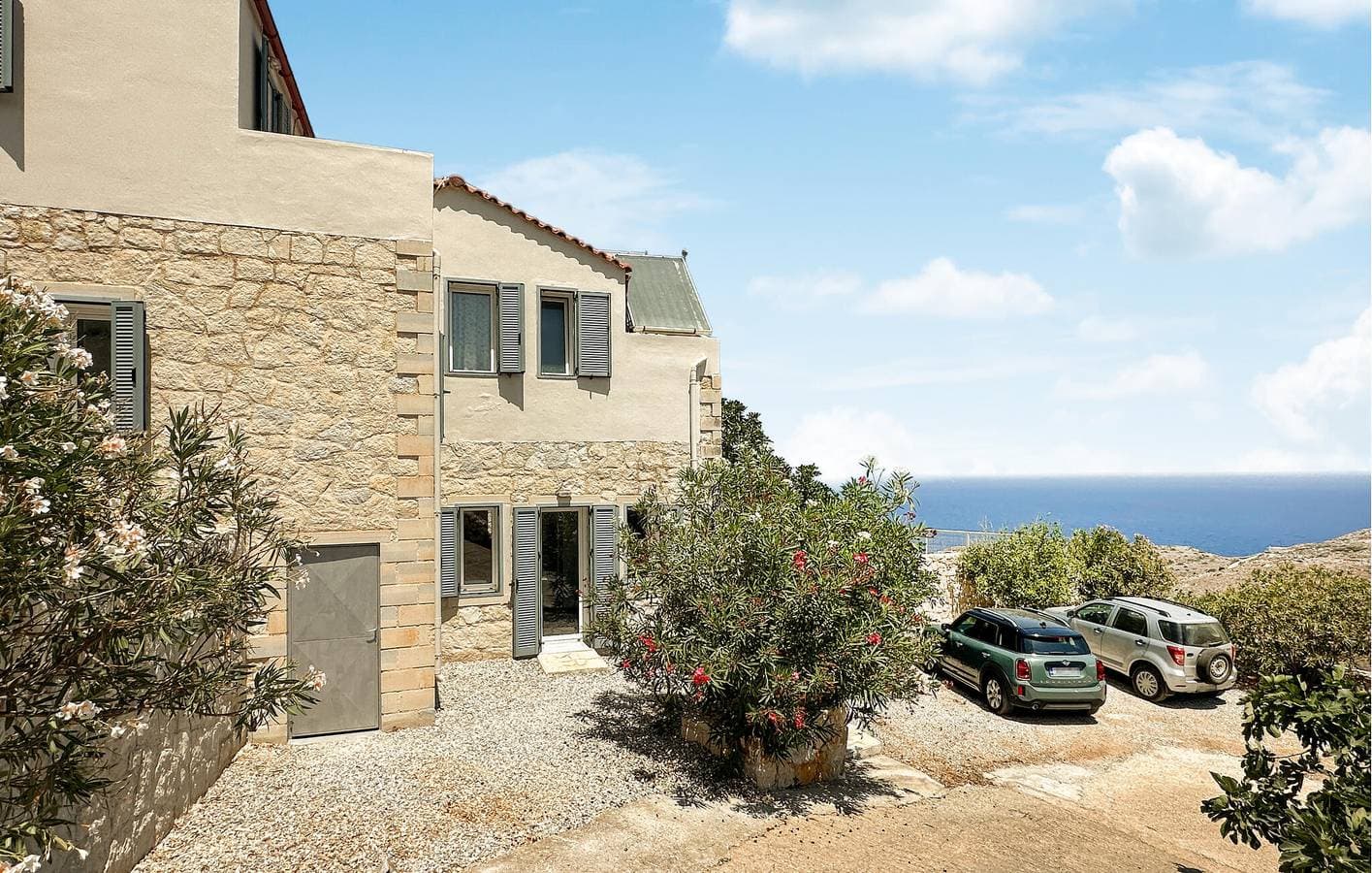 Apartment mit Meerblick, Pool und WLAN, Almyrida 1
