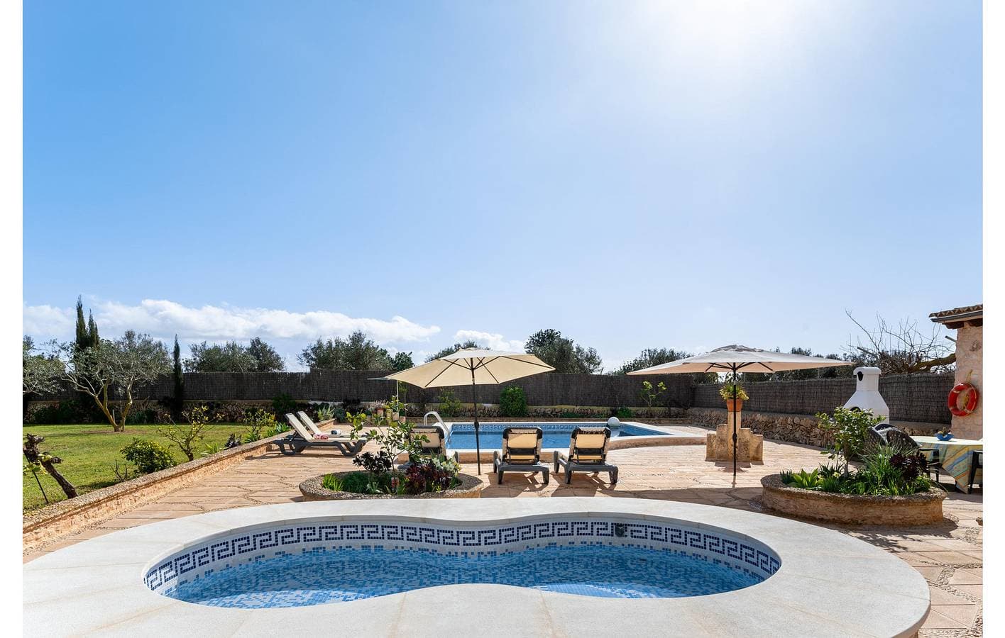Foto 4 von 34: Appartement am Pool 1,5 km vom Strand S'Amarador