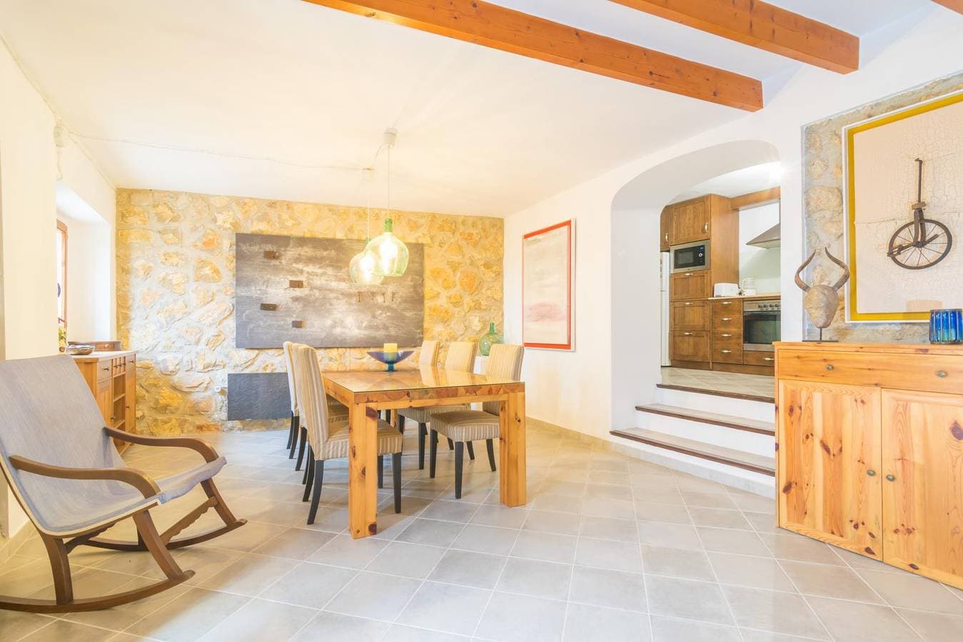 Foto 7 von 47: Sa Casa De Ses Bicicletes - Ferienhaus mit privaten Pool in Caimari. WiFi gratis