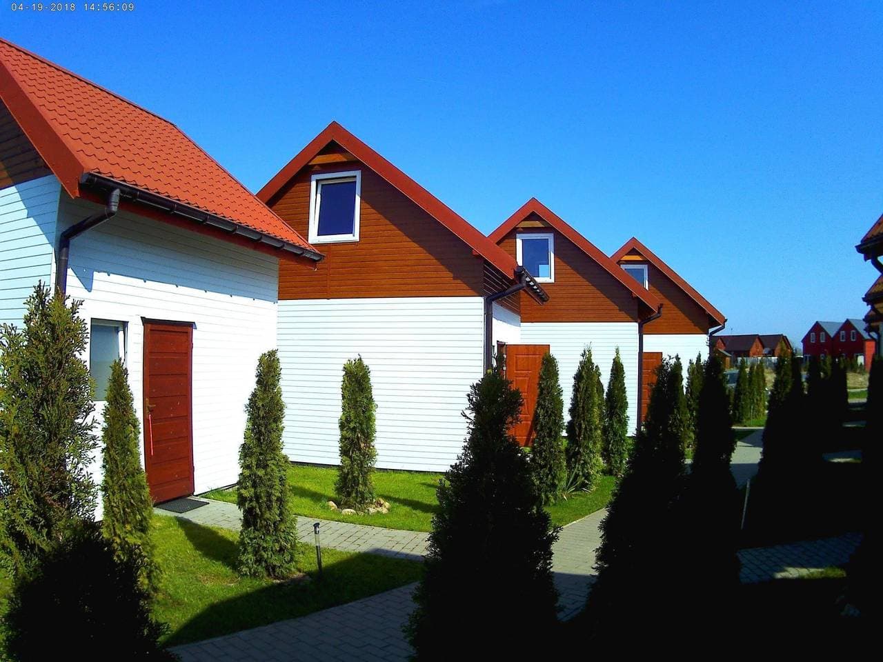 Zweistöckige Ferienhäuser mit 1 Schlafzimmer 1