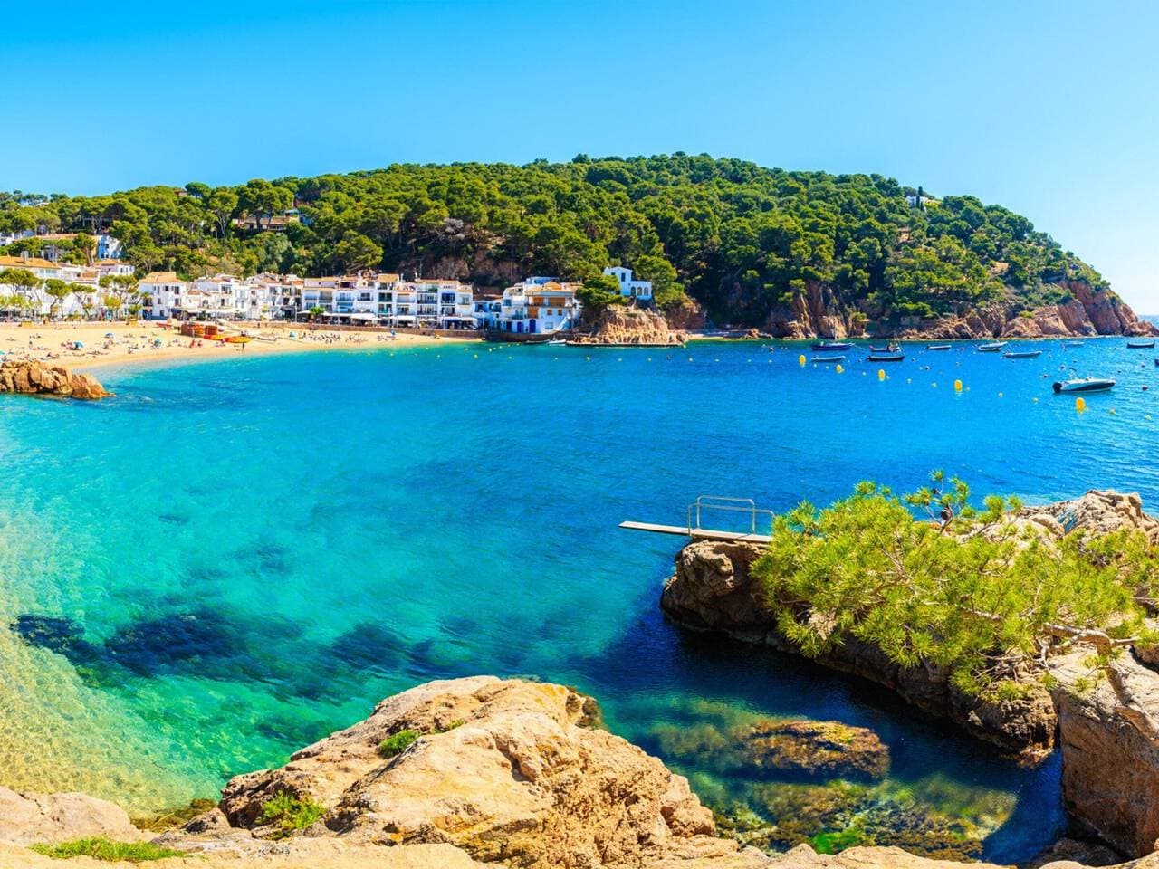 Foto 12 von 21: Geräumige Wohnung in Strandnähe mit Terrasse, Parkplatz und WLAN – Calella de Palafrugell