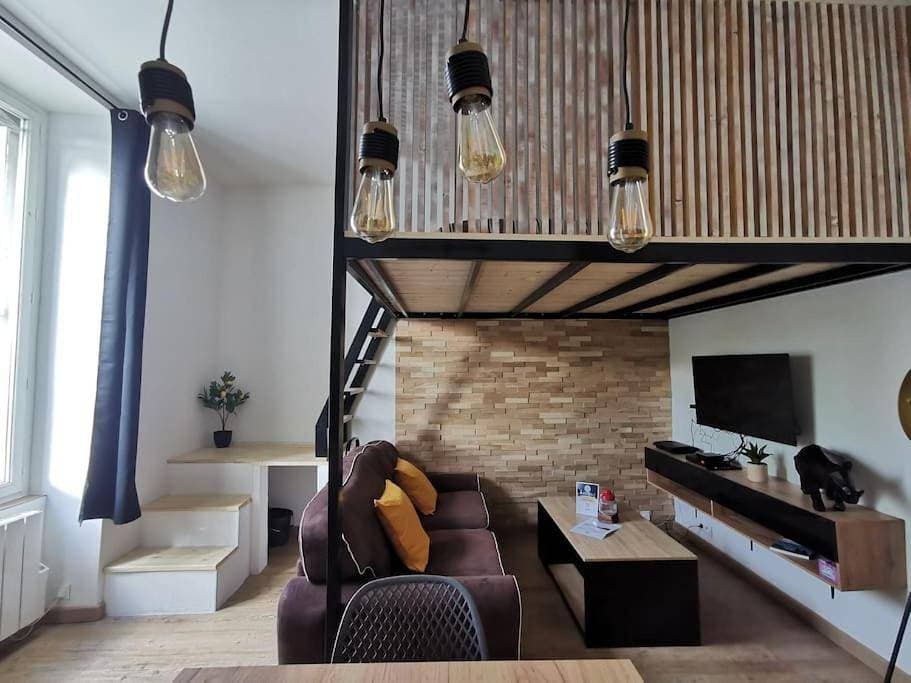 Le Favrel - Appartement avec mezzanine rénové - Gare de Vannes 1