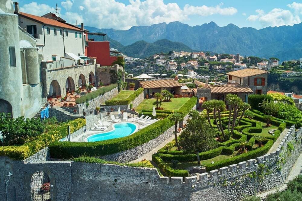 Foto 7 von 30: Charmante Villa, privater Pool, großer Garten in der Nähe von Ravello, Parkplatz auf Anfrage