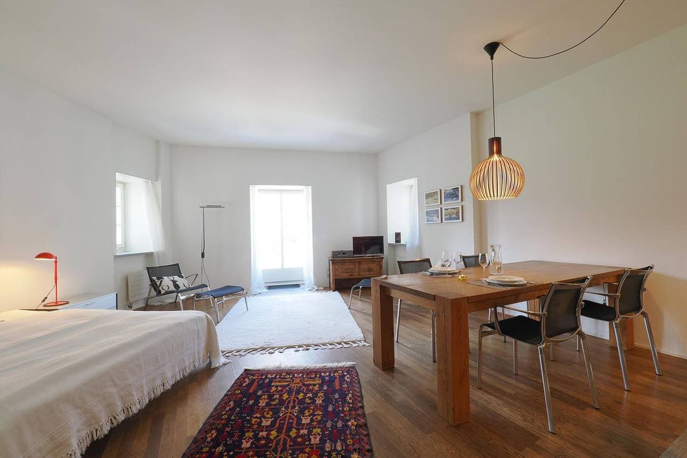 Foto 13 von 29: Residenza Alpenrose 25 – Stilvolles Studio mit Blick auf den Silsersee
