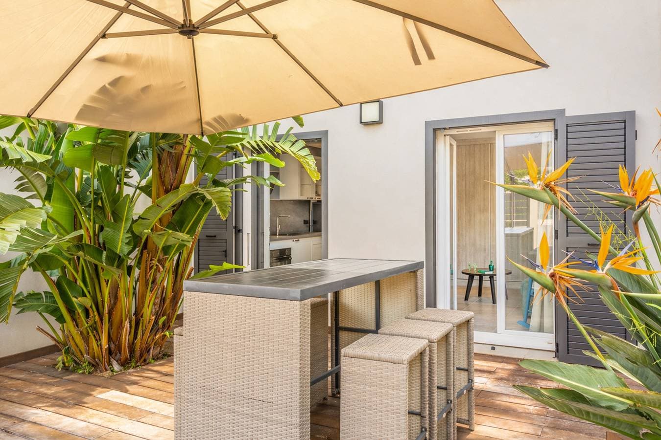 Foto 11 von 19: Ferienwohnung für 2 Personen mit Terrasse