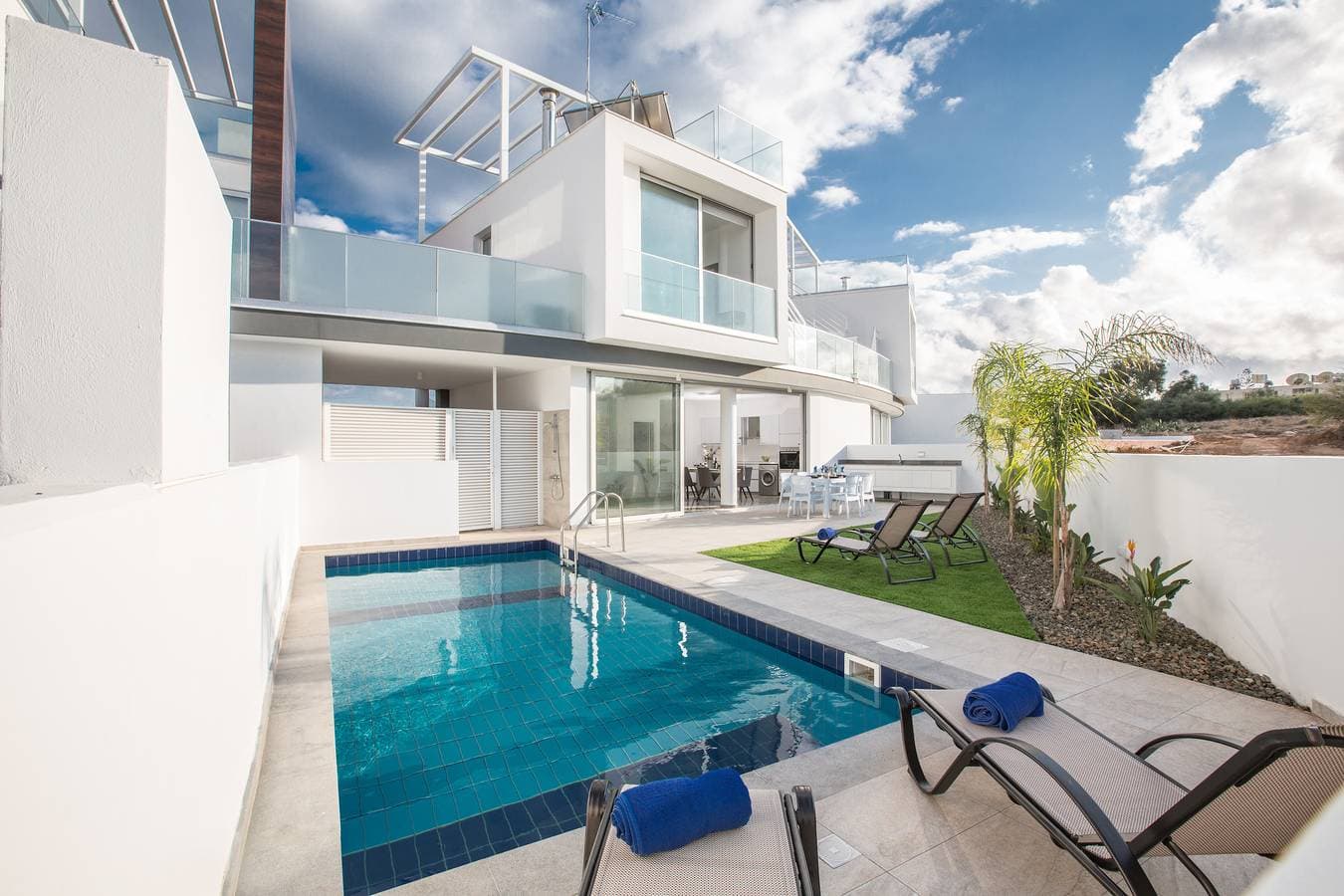 Villa Prol24, brandneue 2bdr Protaras Villa mit Pool, in der Nähe von Fig Tree Bay Beach 1