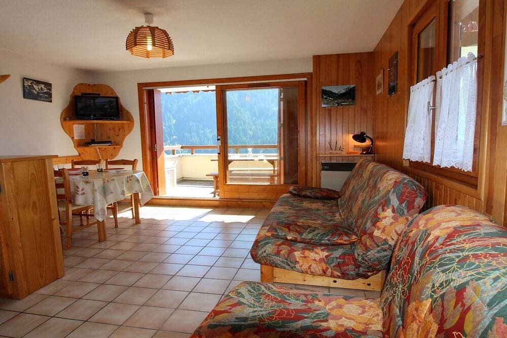 Foto 5 von 24: Komfortables Studio in Champagny mit Balkon, Skiraum, Haustiere erlaubt