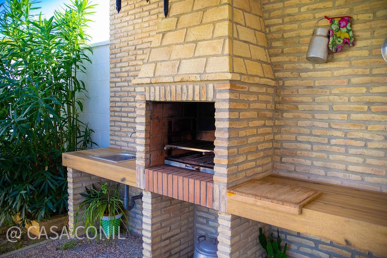 Foto 10 von 43: Ferienhaus mit großem Garten und privatem Pool bei Fuente del Gallo, strandnah,  mit Klimaanlage und WiFi Internet - Casa Macarena -
