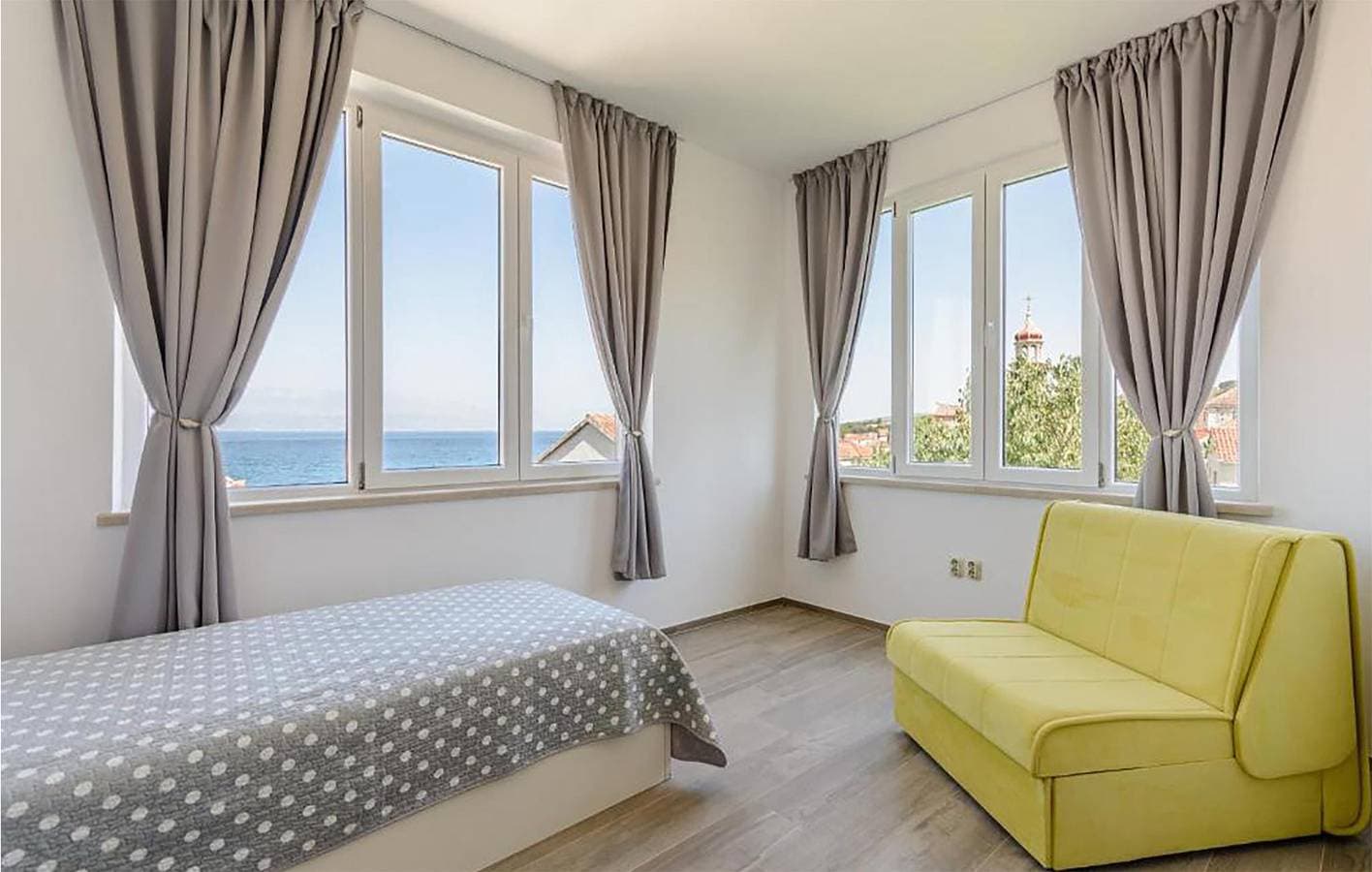 Foto 12 von 22: Gemütliche 1-Zimmer-Wohnung mit Terrasse, 100 m vom Strand entfernt, kostenloses WLAN und Parkplatz