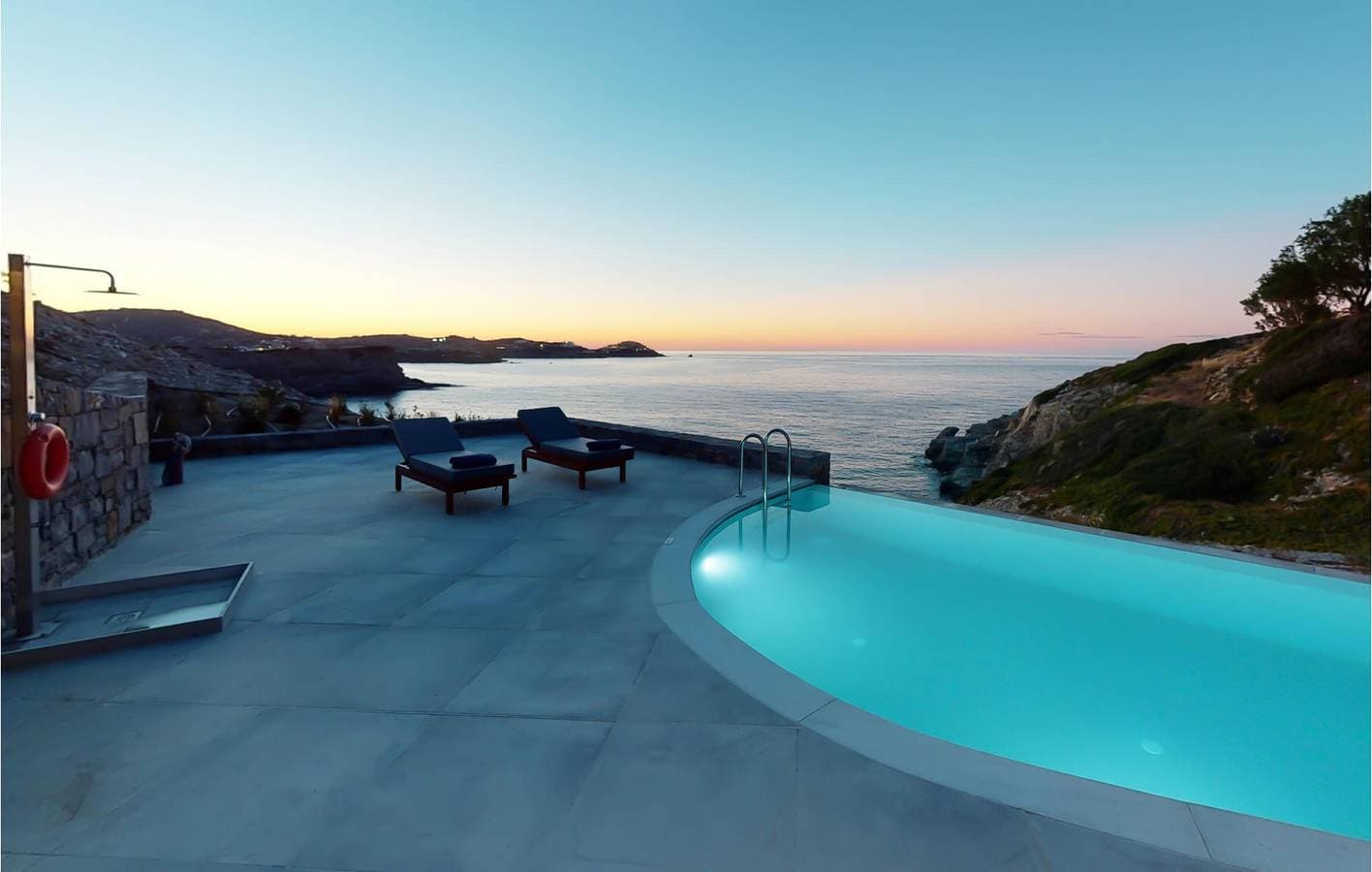 Foto 10 von 19: Luxuswohnung mit Pool und Terrasse, 300 m vom Strand Lygaria entfernt