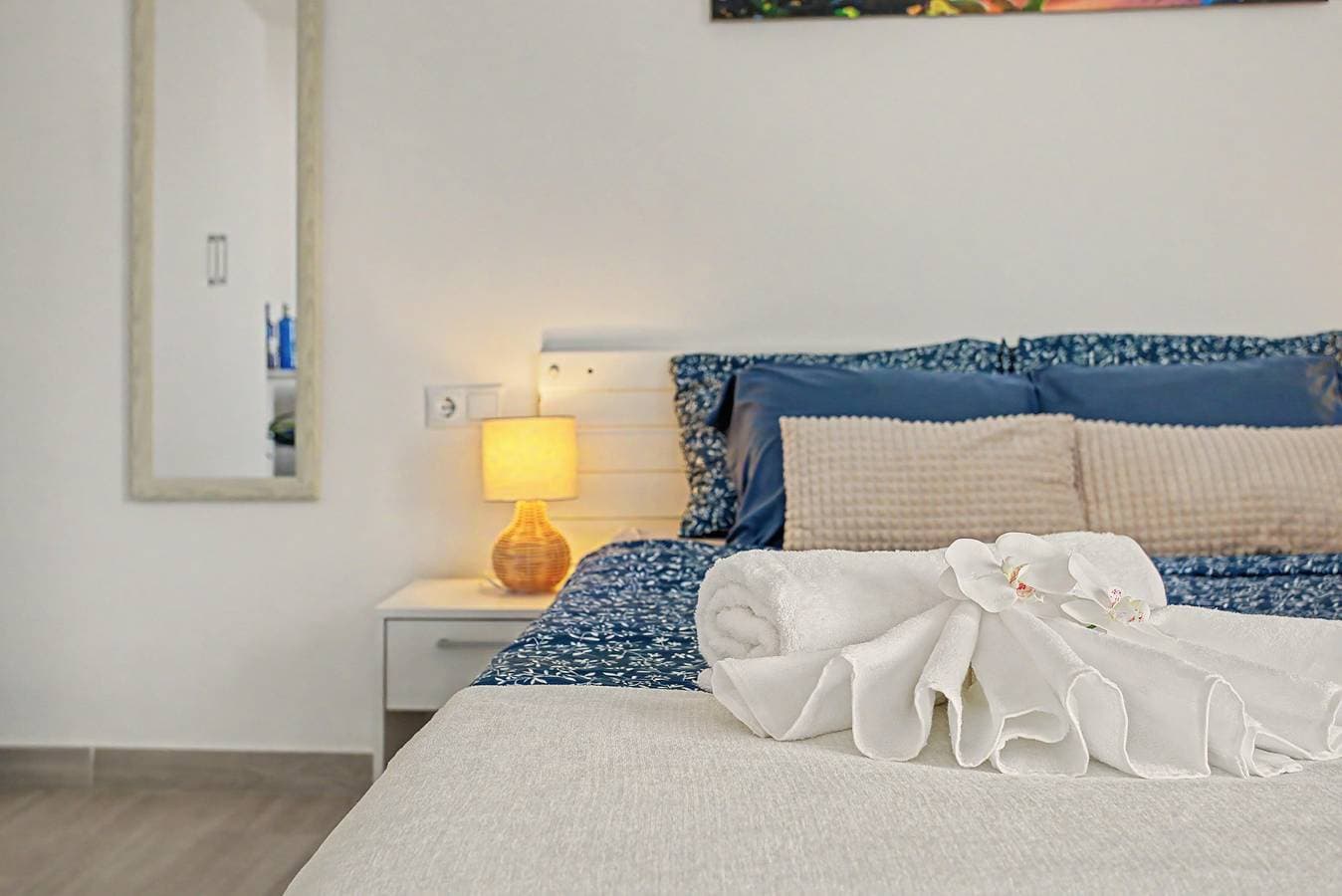 Foto 6 von 32: Ferienwohnung 'Dream Ocean Sunset' mit Meerblick, Gemeinschaftsgarten und WLAN