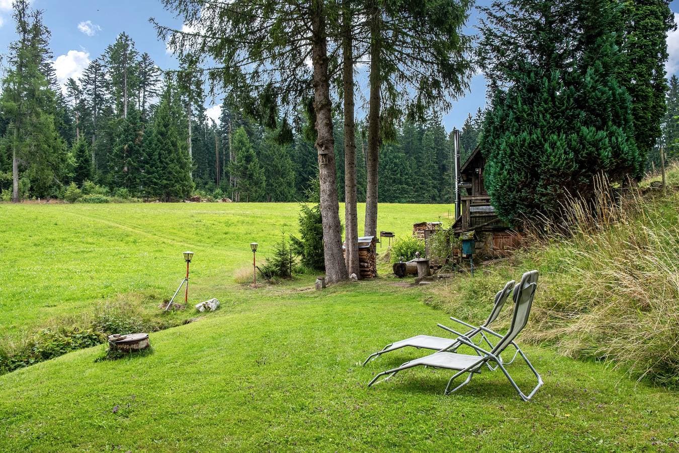 Foto 4 von 36: Ferienhaus 'Mühle-am-Wolfsgrund' mit Bergblick, Privater Terrasse und Privatem Garten
