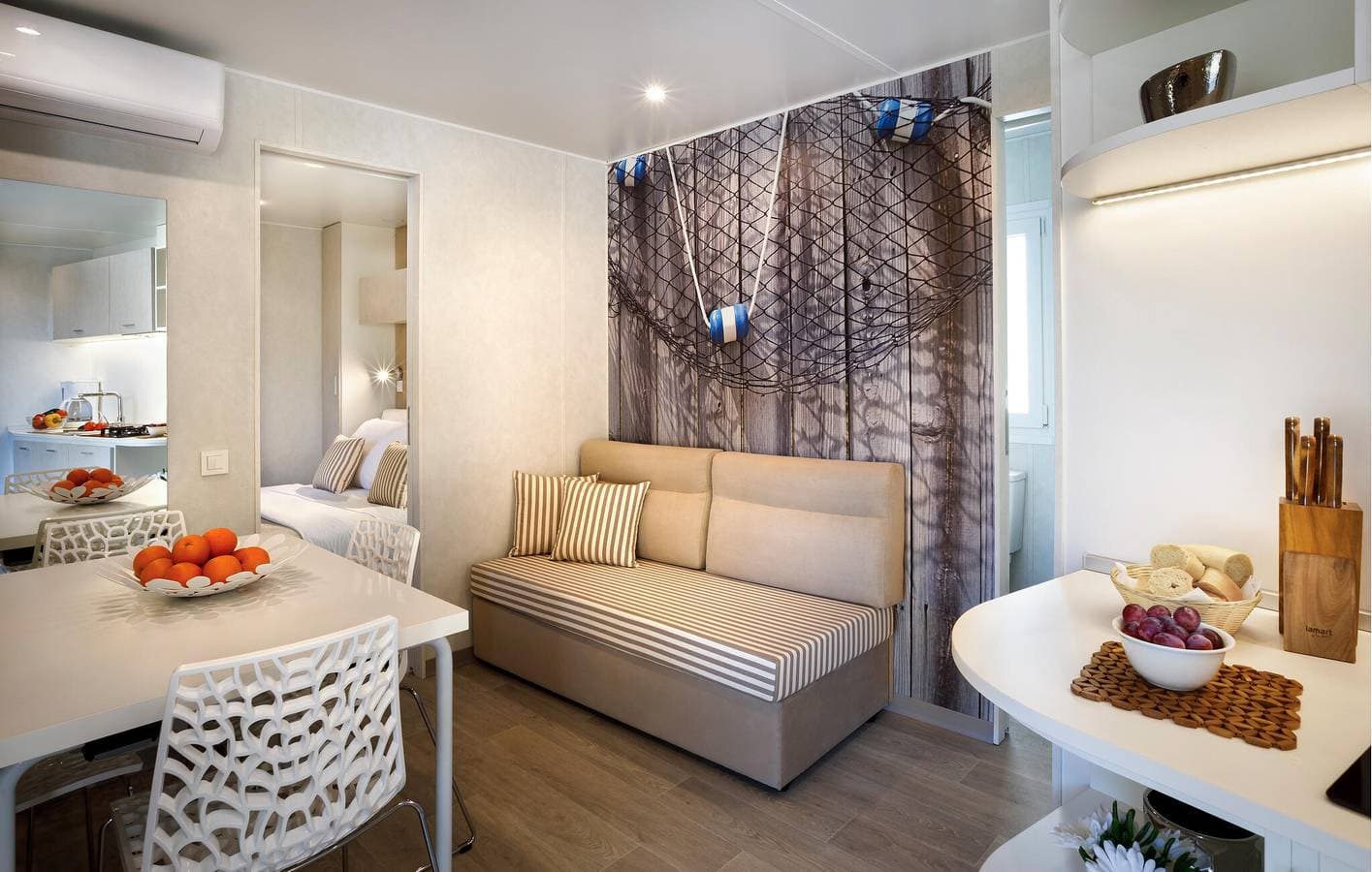 Foto 9 von 28: Gemütliches Mobilheim mit Pool, Terrasse und 1 km zum Strand