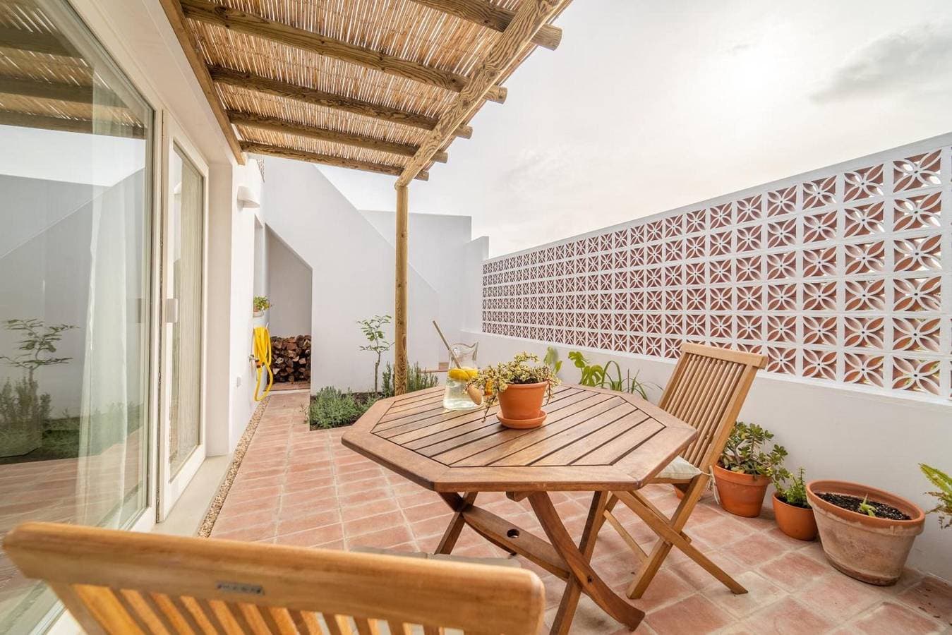 Foto 11 von 27: Casinha do Burro – Casas do Poente: Ruhige Ferienwohnung mit privatem Patio