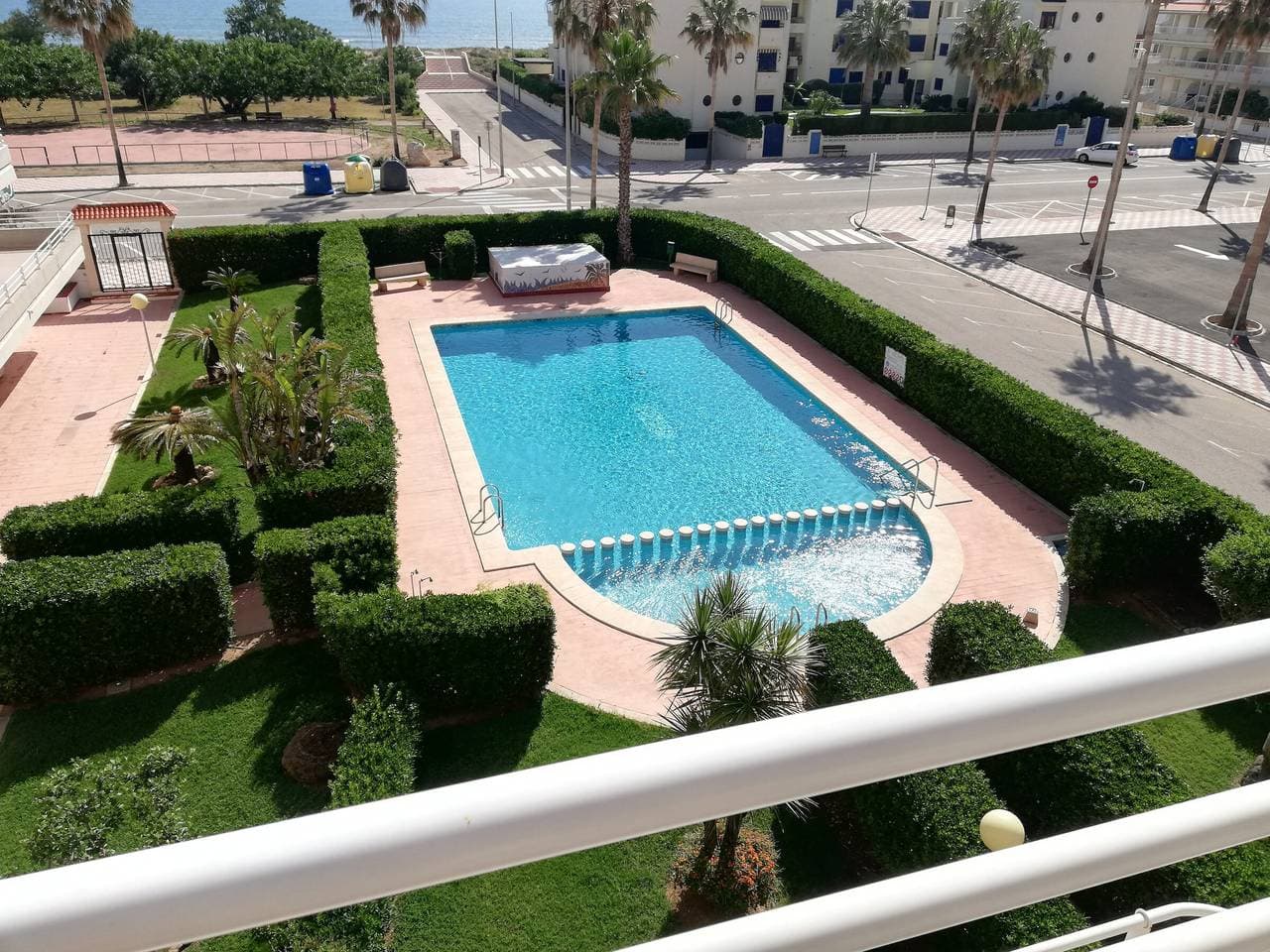 Foto 6 von 17: Familienapartment 60m vom Strand mit Pool, Meerblick, Haustiere erlaubt