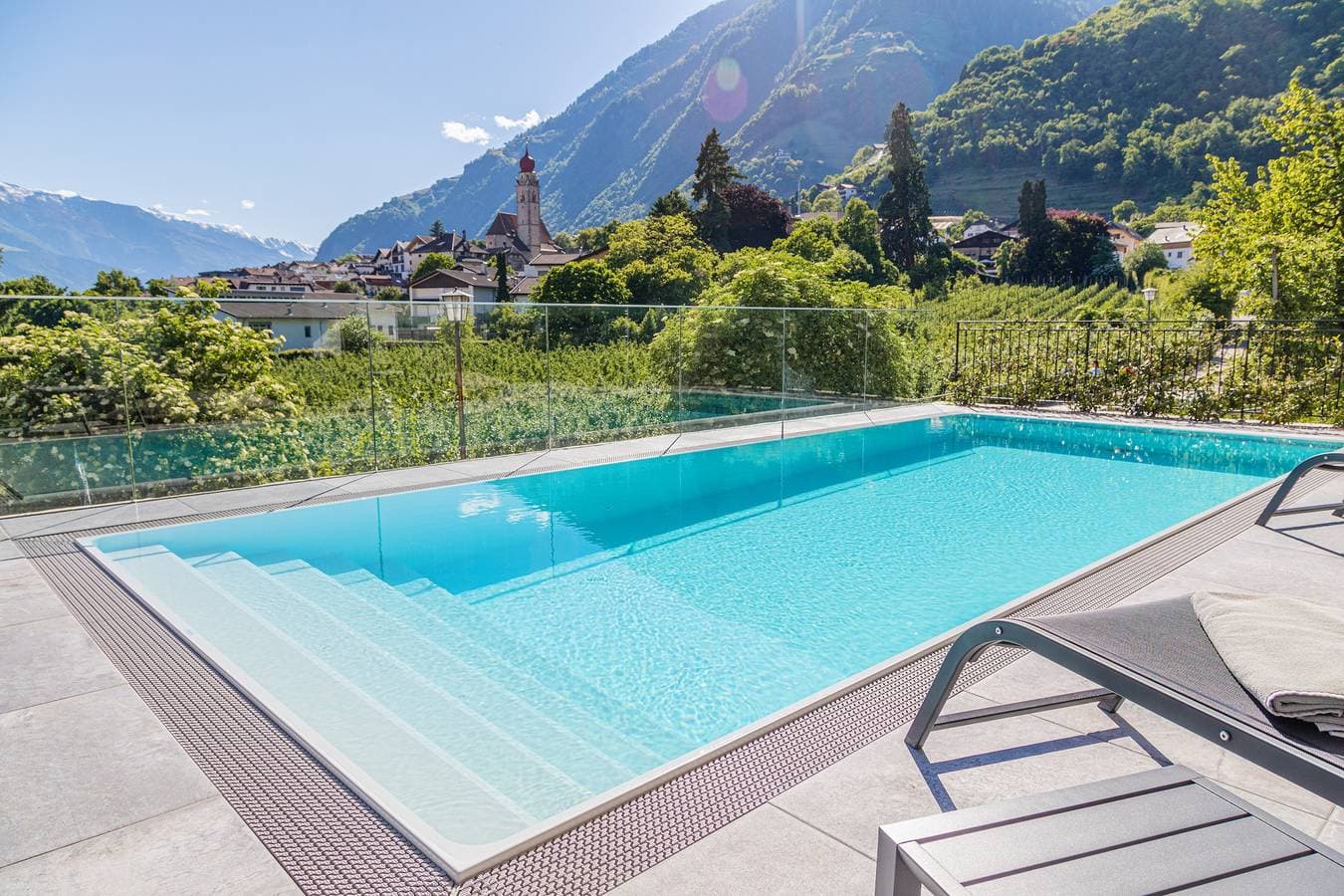 Foto 12 von 15: Ferienwohnung 'Köfele Lodge Agnes' mit Bergblick, Gemeinschaftspool und WLAN