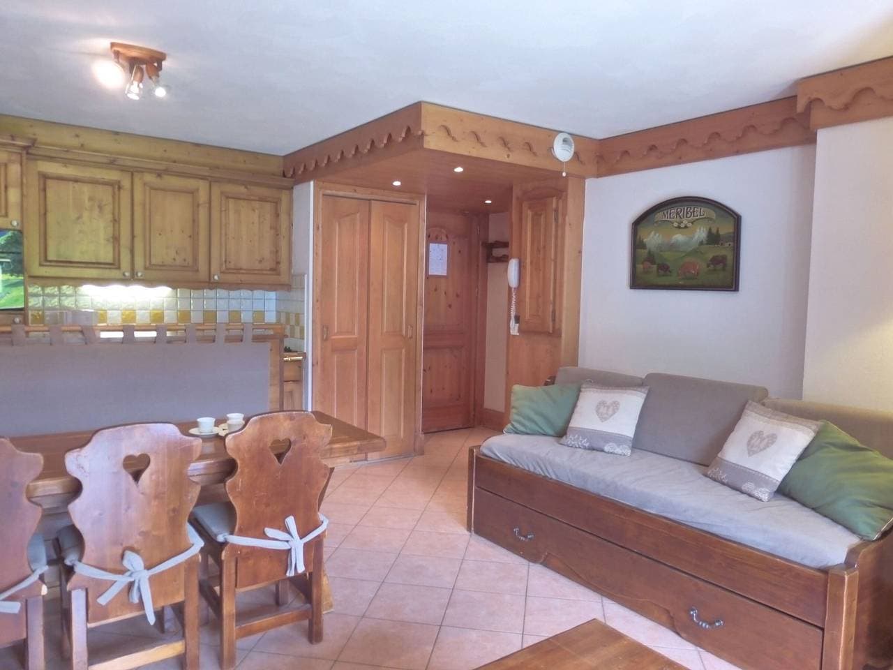 Foto 2 von 14: 3-Zimmer-Wohnung für 6 in Méribel Village, Zugang zu Pool und WLAN