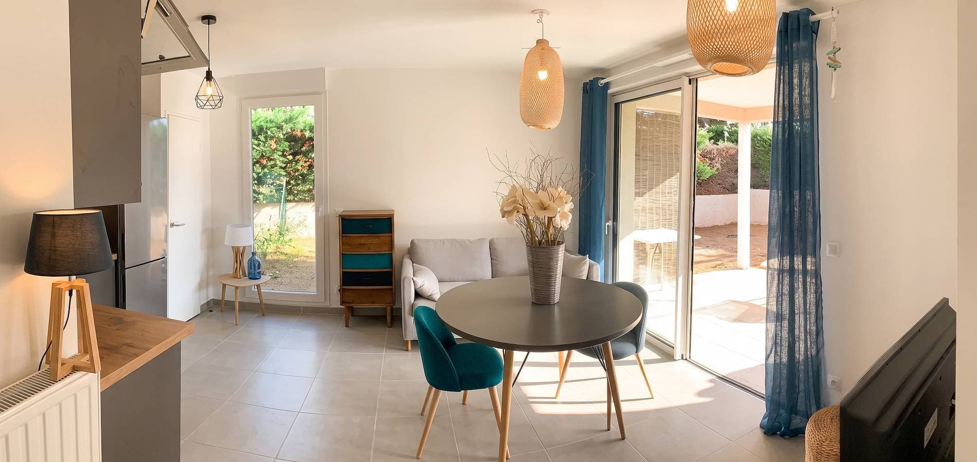 Foto 4 von 17: Charmante Wohnung in Six-Fours-les-Plages mit Garten