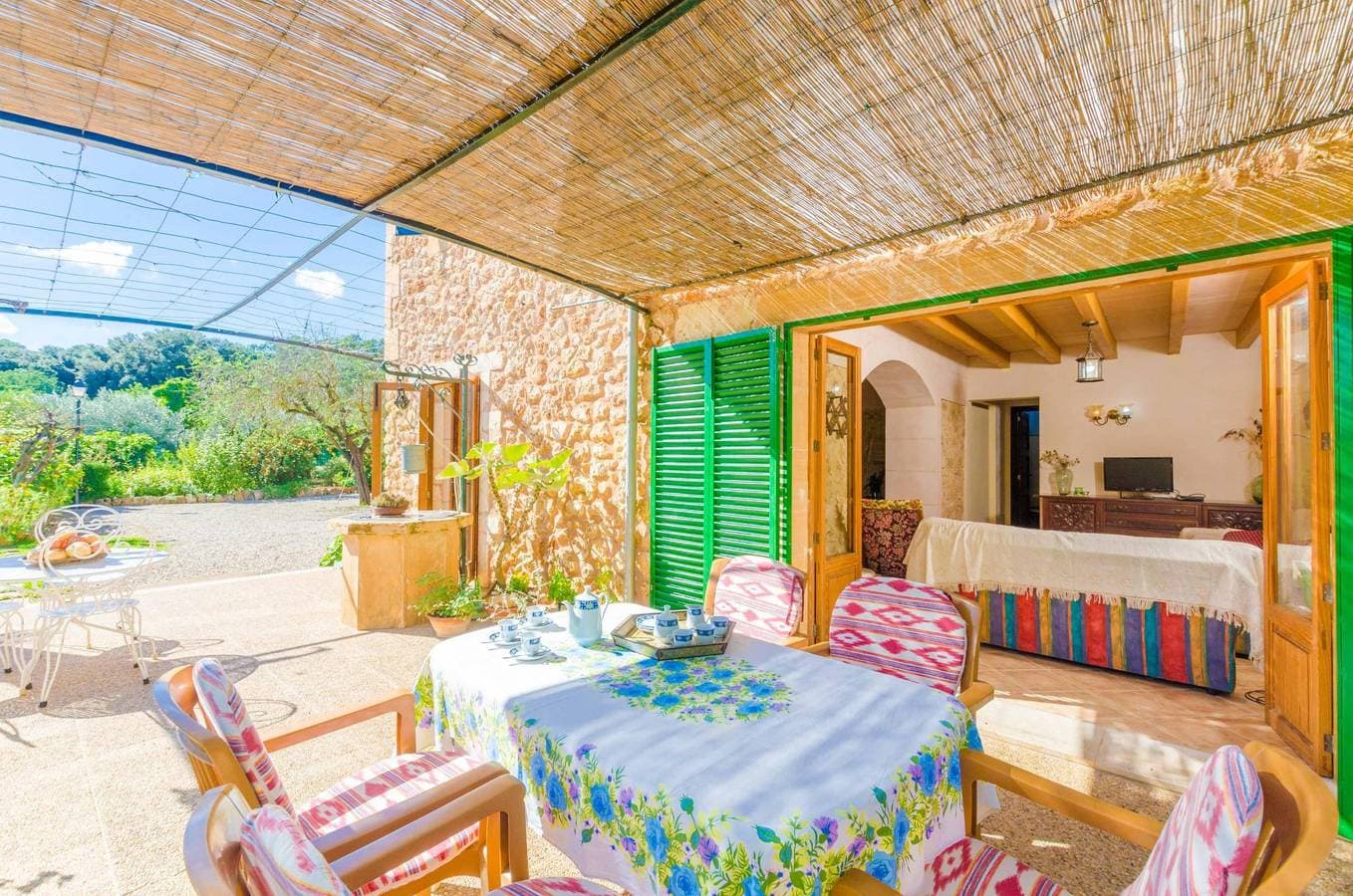 Foto 5 von 36: Sa Mata - Tolle marquinische Finca in gepflegter, grüner Umgebung, mit privatem Pool.
