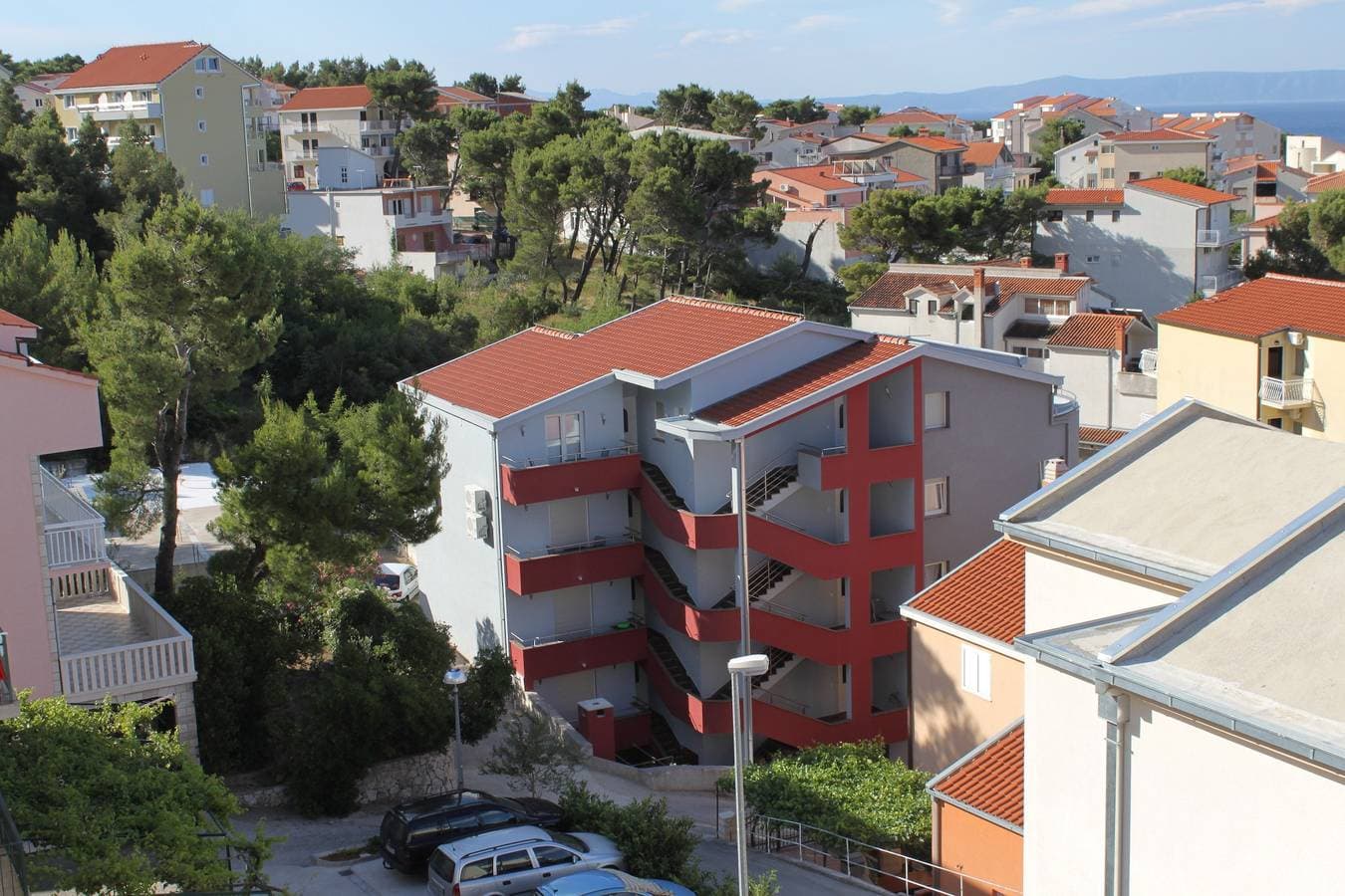 Foto 3 von 24: Studio Appartement mit Terrasse und Meerblick Baska Voda, Makarska -a