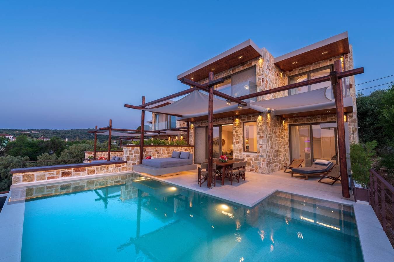 Foto 2 von 26: Villa "Ira" mit Meerblick, privatem Pool & WLAN