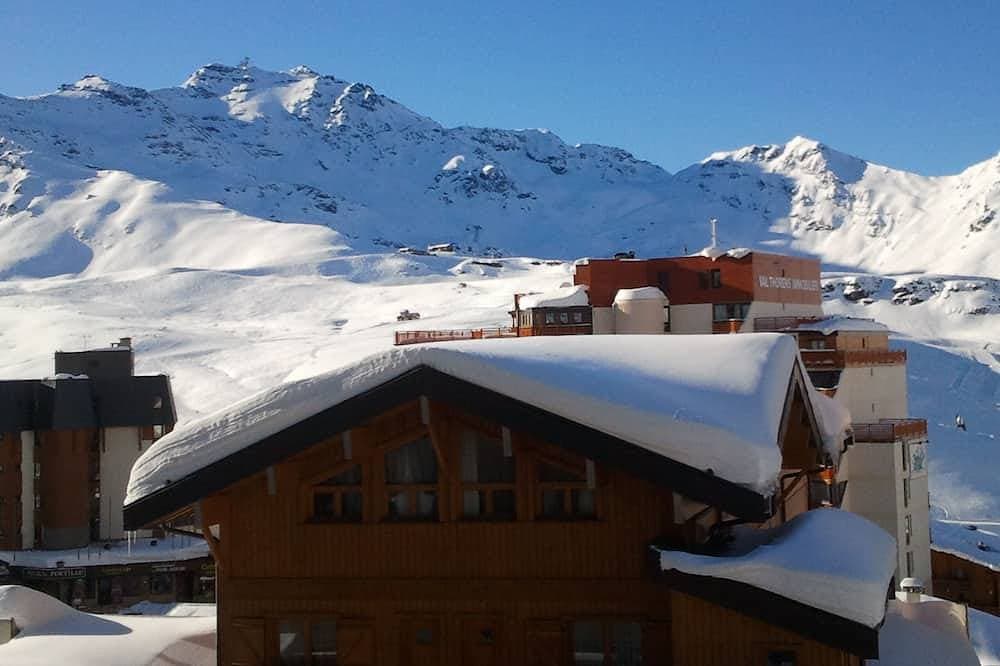 Foto 11 von 23: Charmante Ferienwohnung in Valthorens für 4 Personen, herrlicher Blick auf den Südbalkon