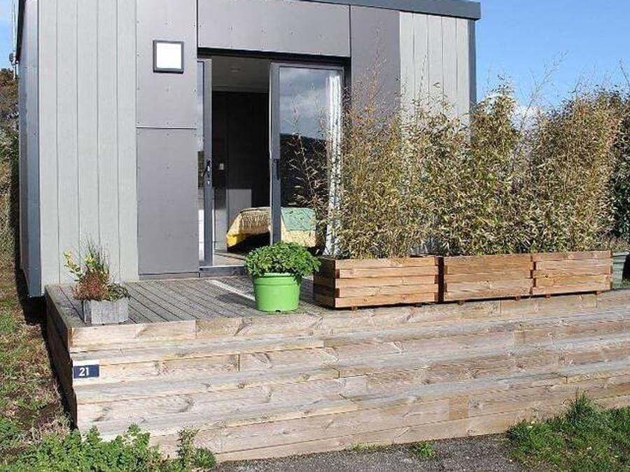 Foto 2 von 30: Camping Paradis - La Baie de Ploemeur - Mobilheim 2 personen - Mobil Home Komfort + 1 Zimmer 2 Personen, 16 m² (Modell 2020)