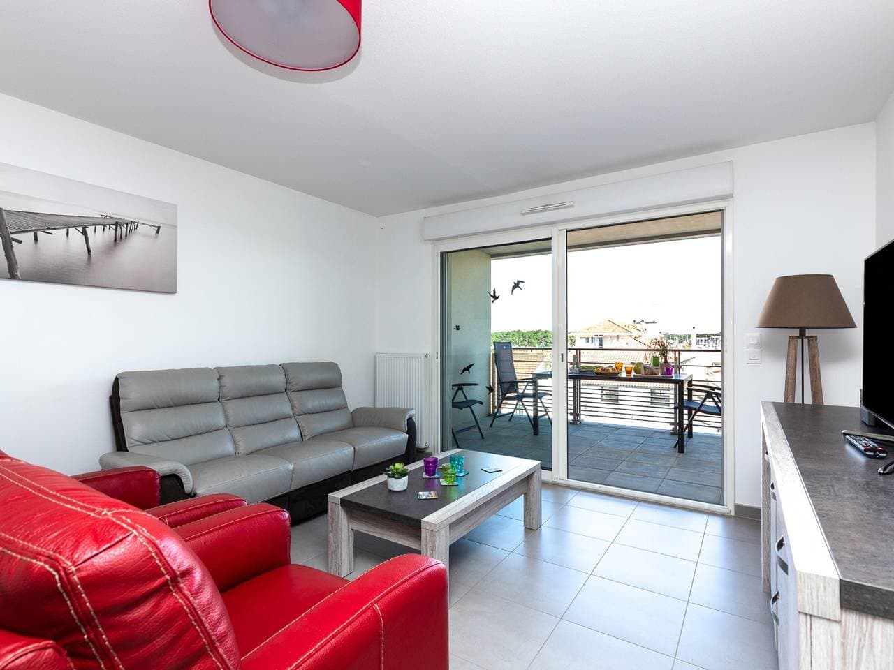 Foto 4 von 18: Modernes Apartment, 2 Zimmer, Balkon, 150 m vom Strand, Parkplatz