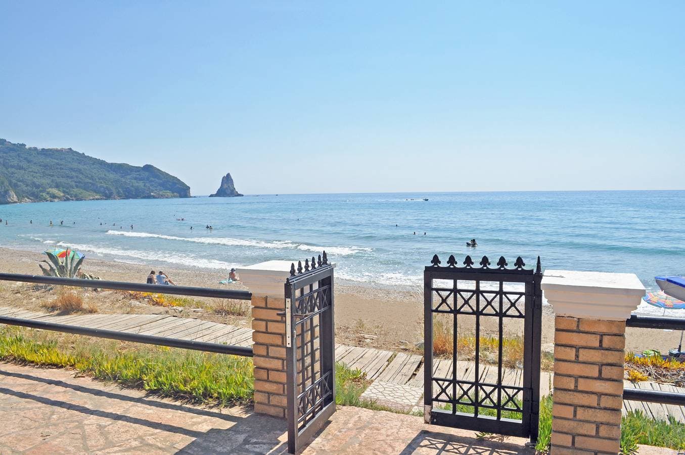 Foto 4 von 25: Strandhäuser Yannis am Agios Gordios Strand auf Korfu