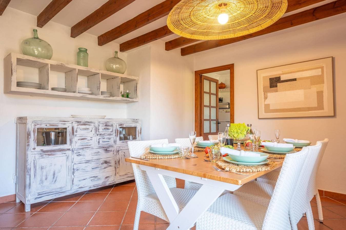 Foto 12 von 36: Es Raco - Ferienhaus mit privaten Pool in Caimari. WiFi gratis