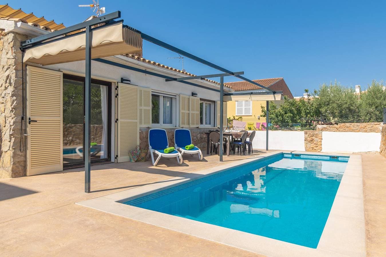 Can Clavell - Schönes Ferienhaus mit privatem Pool in Strandnähe. WiFi gratis 1