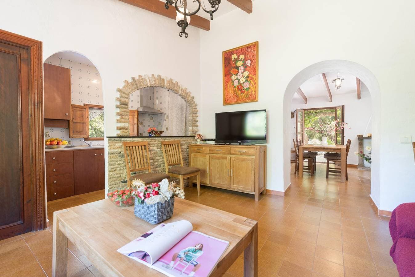 Foto 9 von 40: Can Company - Ferienhaus mit privaten Pool in Campanet. WiFi gratis