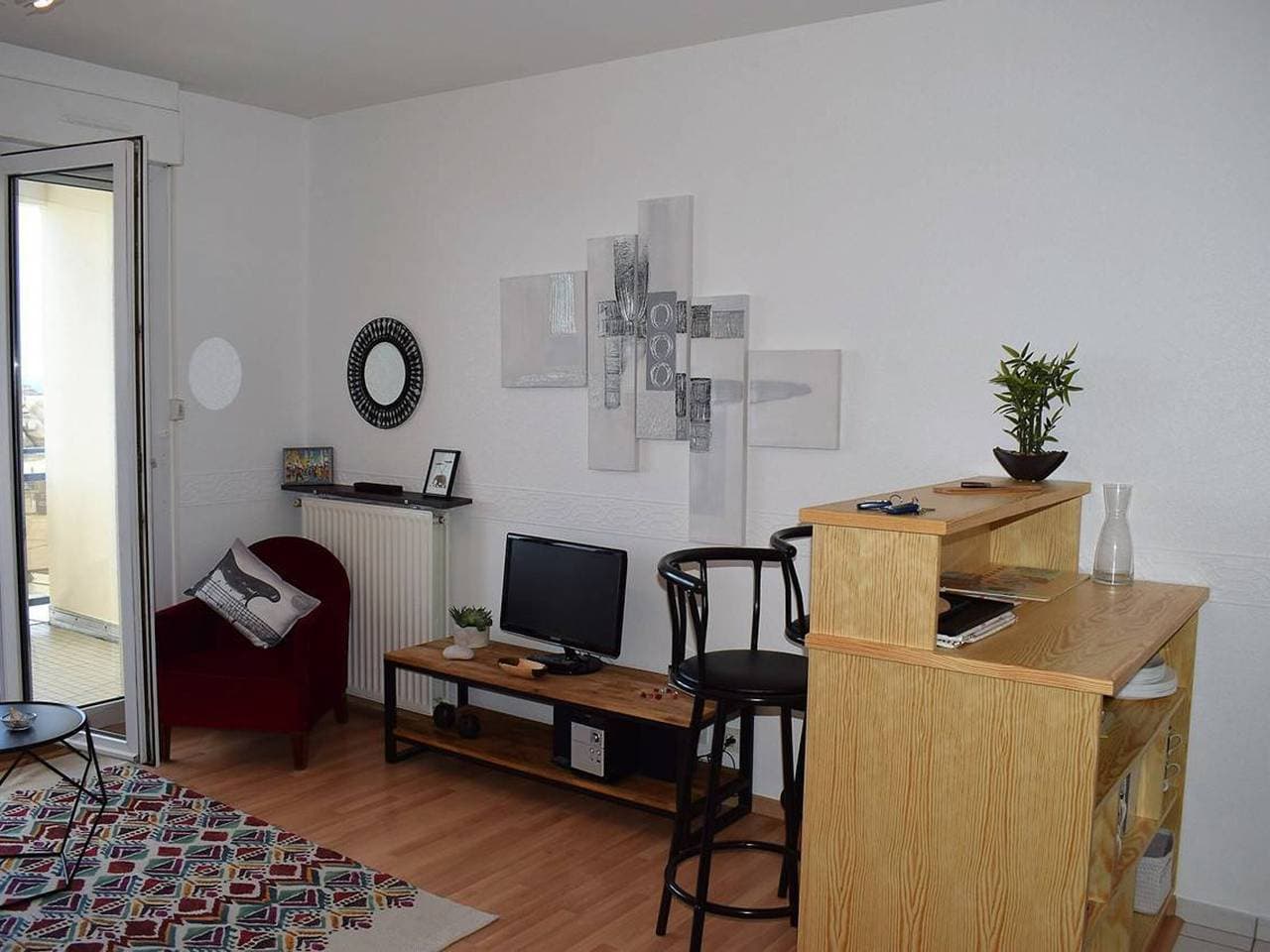Foto 11 von 14: Apartment mit WIFI, Direkt am Strand, Privatparkplatz, Haustiere Erlaubt
