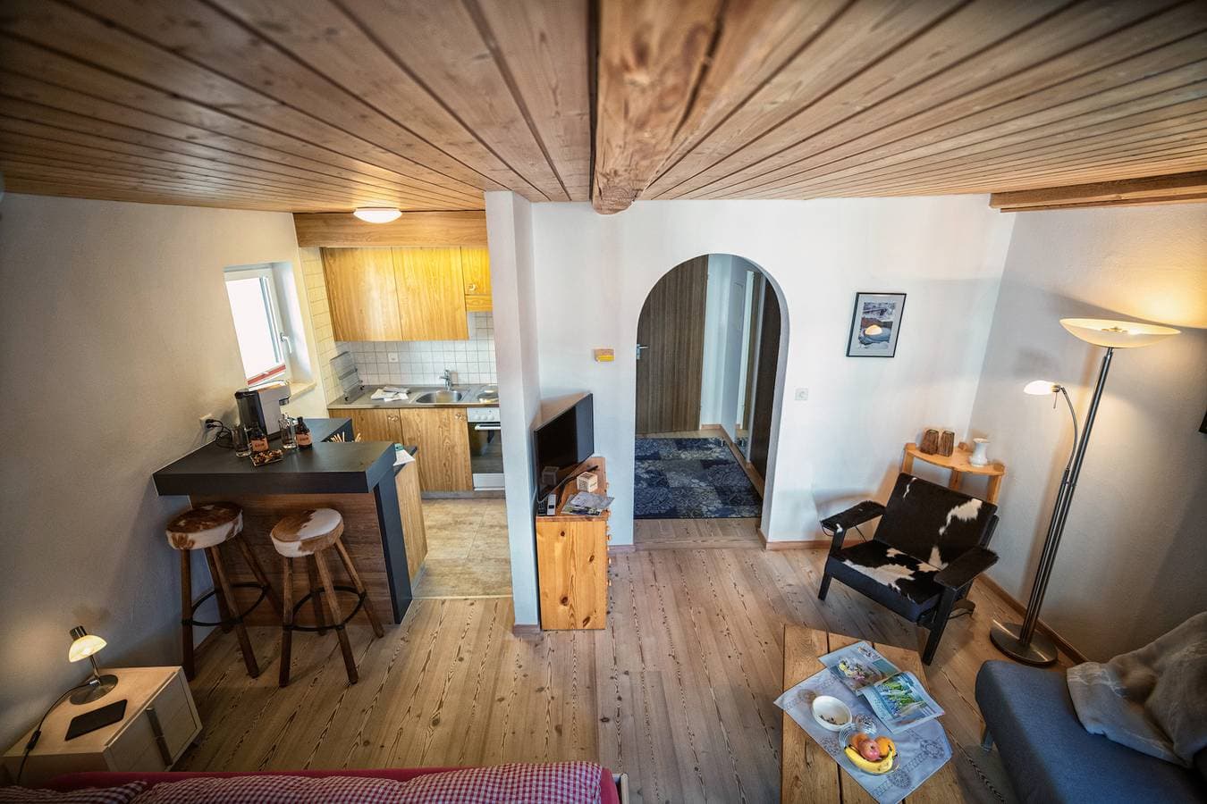 Foto 3 von 13: Chasa Gisep Studio: Ferien In Scuol, Das Heisst Erholung In Einem Typischen Engadiner Ort