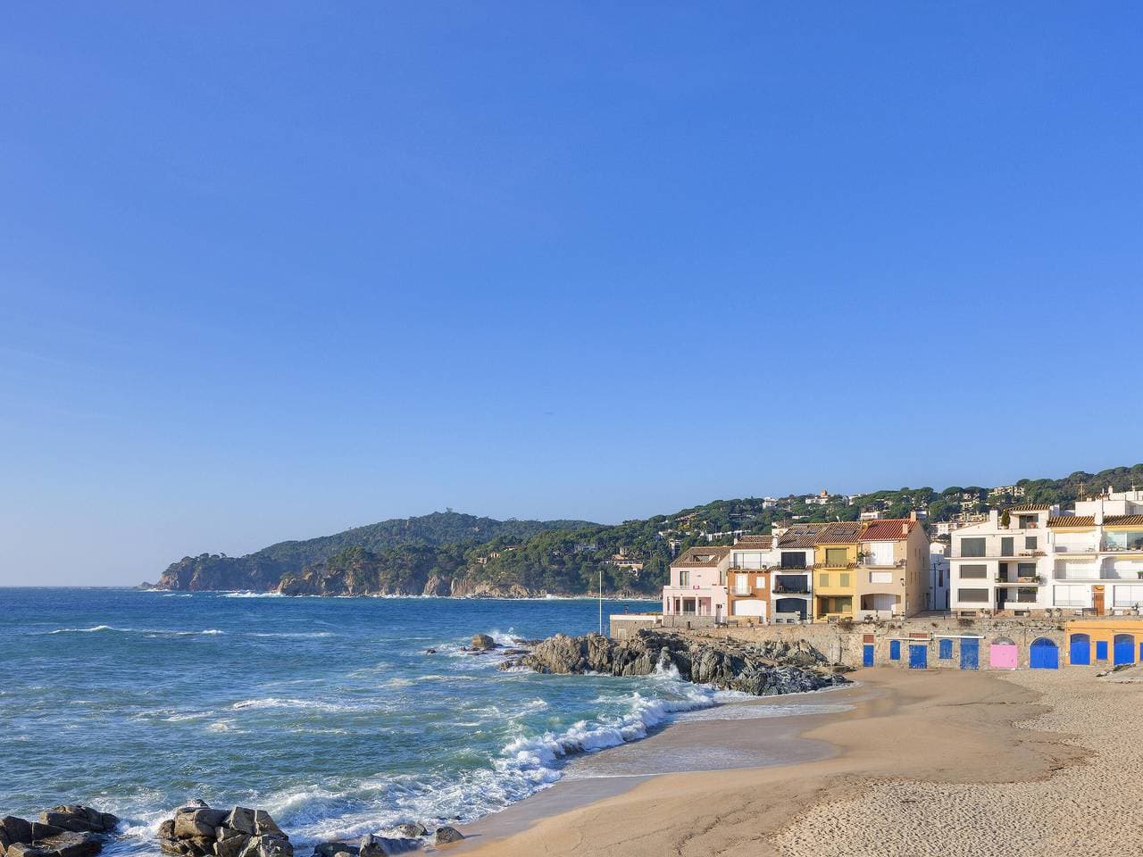 Geräumige Wohnung in Strandnähe mit Terrasse, Parkplatz und WLAN – Calella de Palafrugell 1