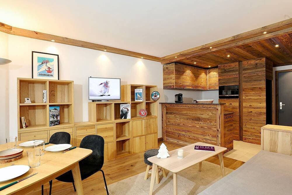 Foto 6 von 11: Courchevel 1850, Ski-in/Ski-out, 3 Zimmer, Parkplatz, Renoviert