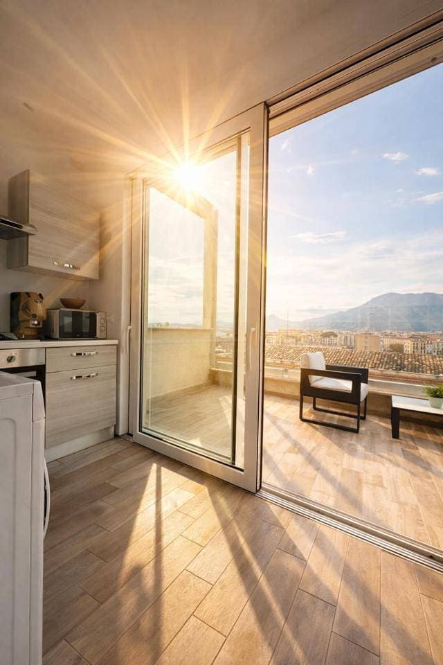 Foto 13 von 17: One-Bedroom Apartment with Sea View and Terrace