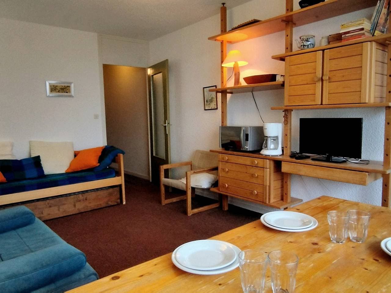 Foto 5 von 15: Studio mit Kabine an Pisten, Südostbalkon