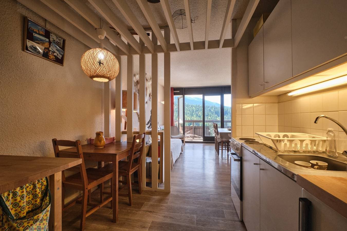 Foto 10 von 18: Appartement 'Gemütlich und Schöner Bergblick' mit Blick auf die Berge und privater Terrasse