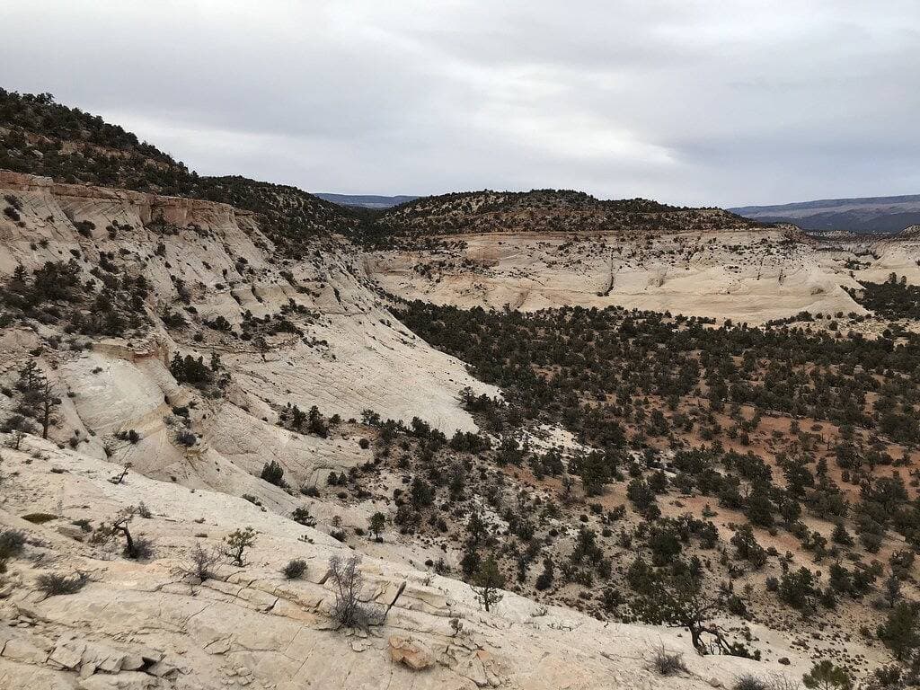 Boulder Town hillside perch in Escalante National Monument 1