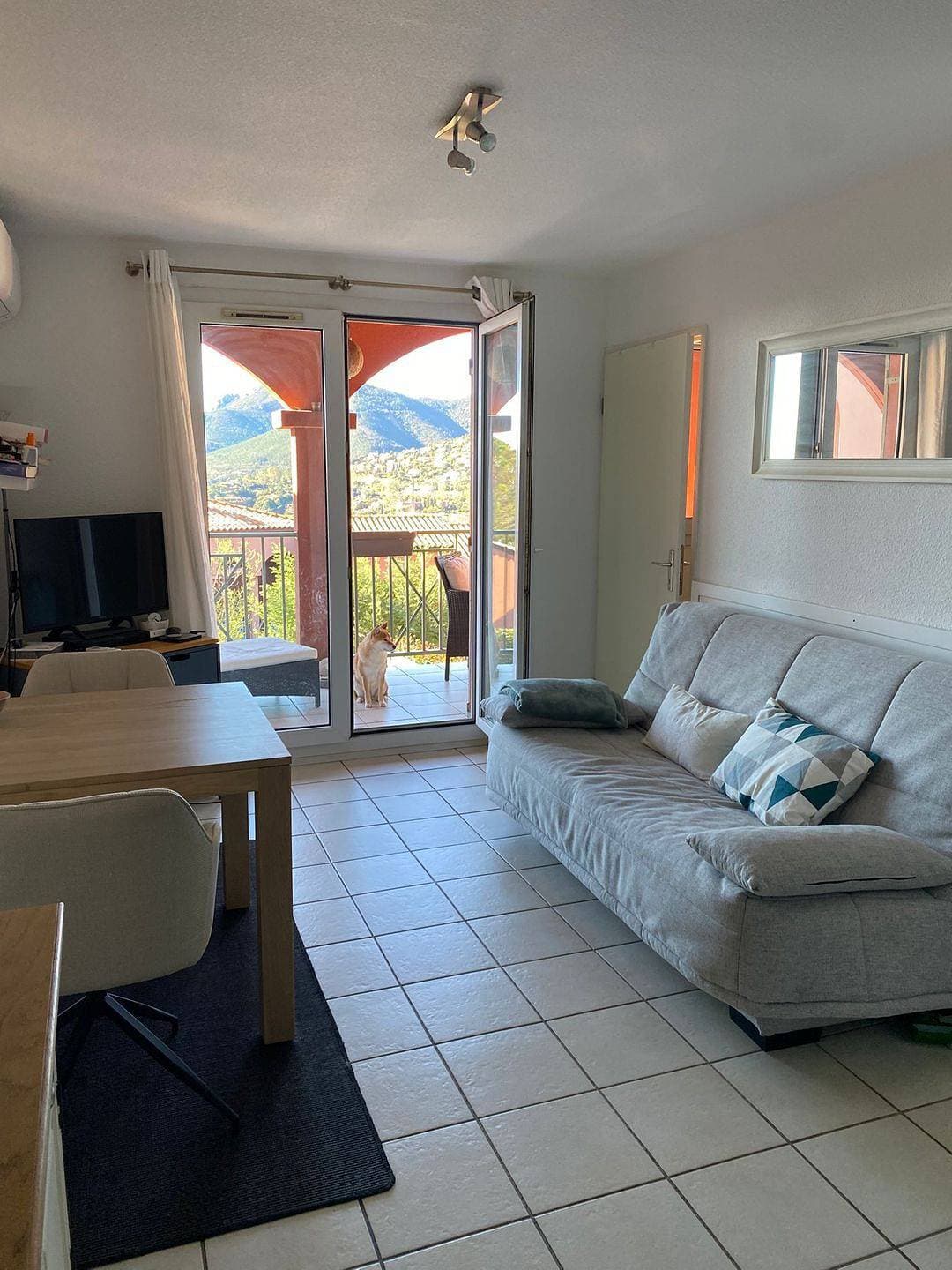 Foto 6 von 13: Charmantes Apartment für 2 Personen, Meerblick, ruhig, Gemeinschaftspool