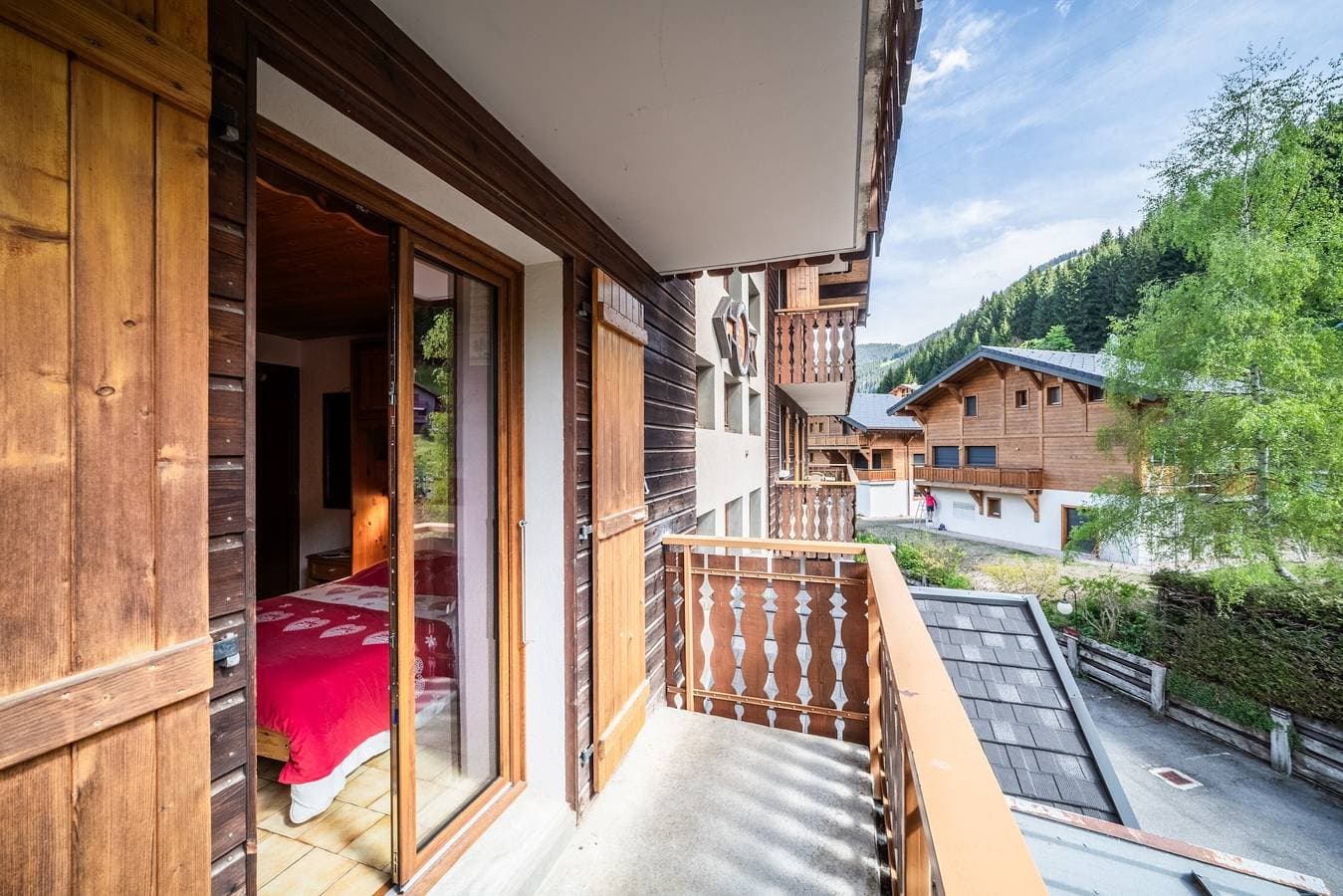 Foto 6 von 23: Studio „Le Cabri – 2 Pers“ mit Bergblick, Balkon und WLAN