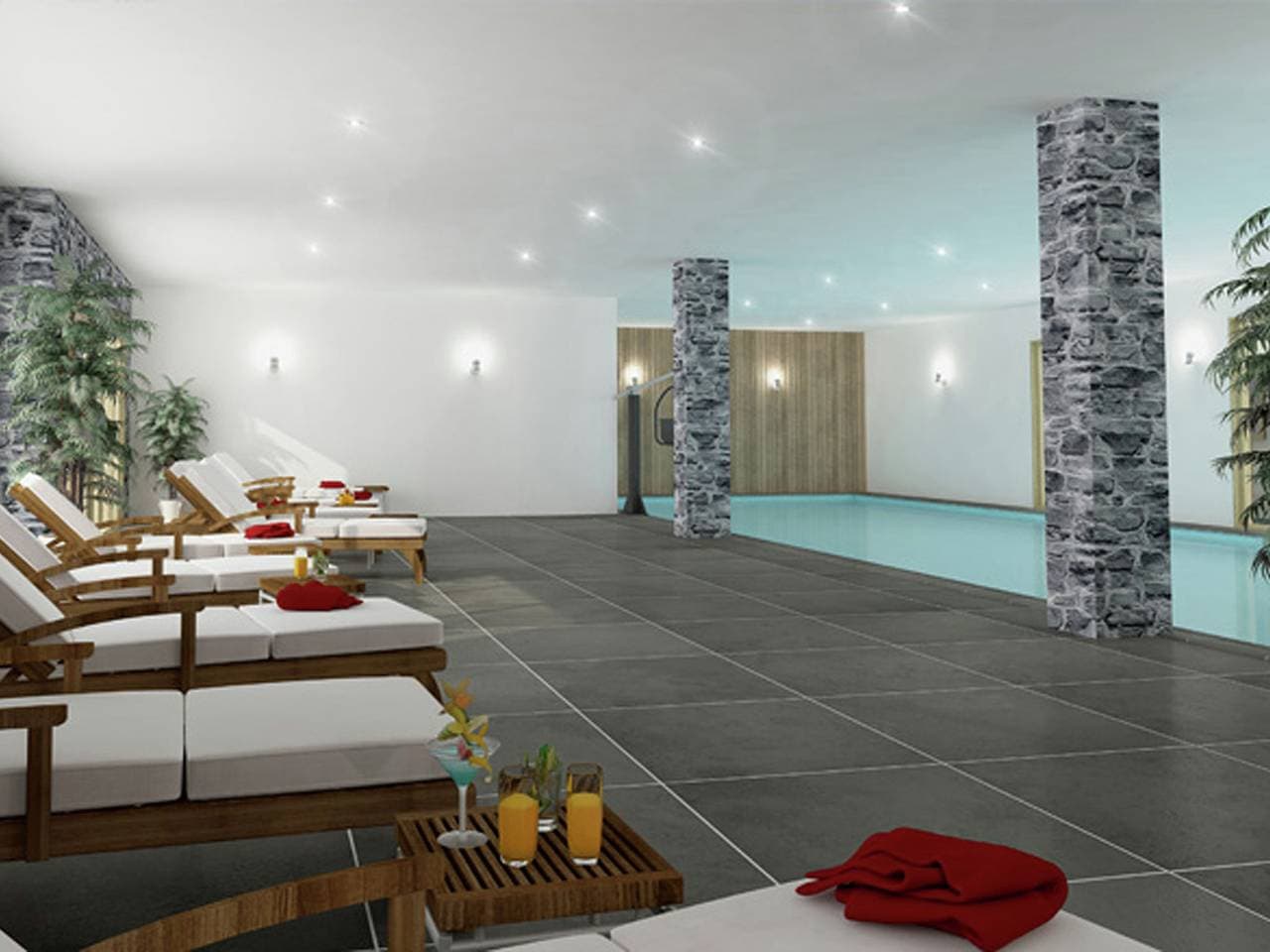 Foto 8 von 41: Chalet in Paradiski mit Pool und Spa