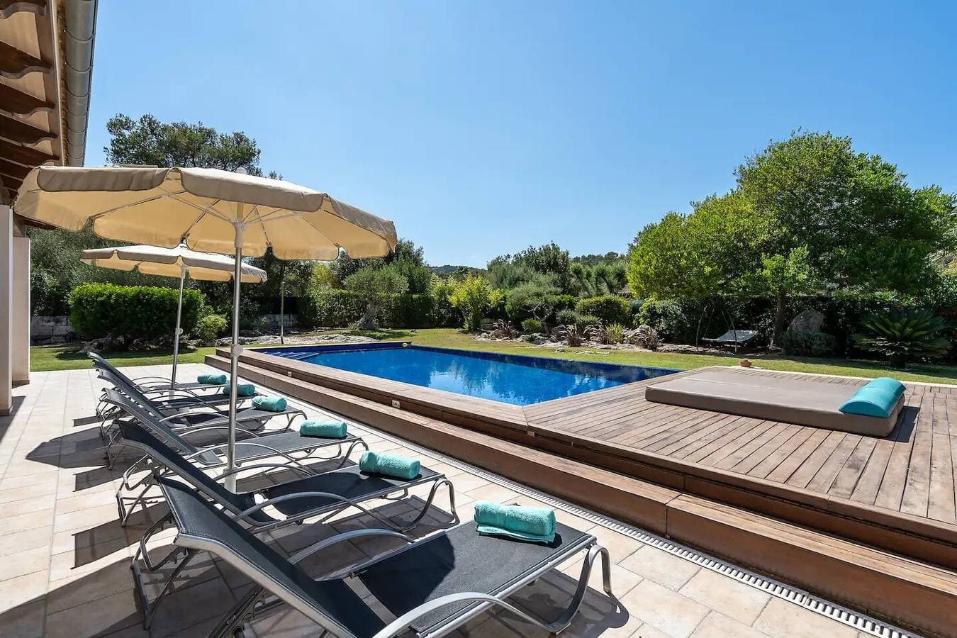 Foto 2 von 25: Villa 'S'Alzinar' mit Bergblick, WLAN und Klimaanlage