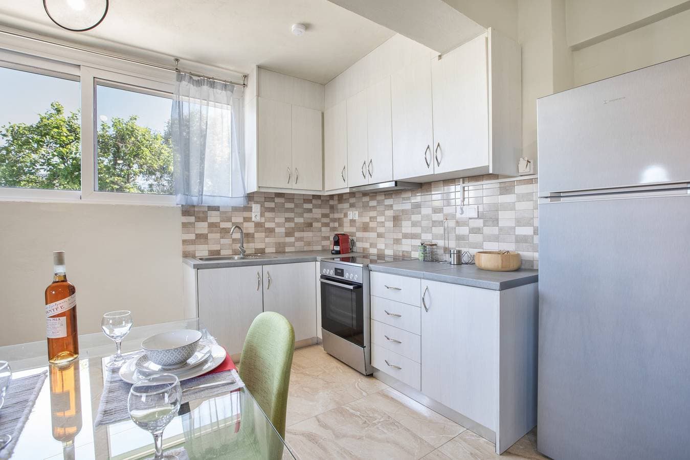 Foto 12 von 23: Studio-Apartment mit Bergblick, WLAN und Klimaanlage